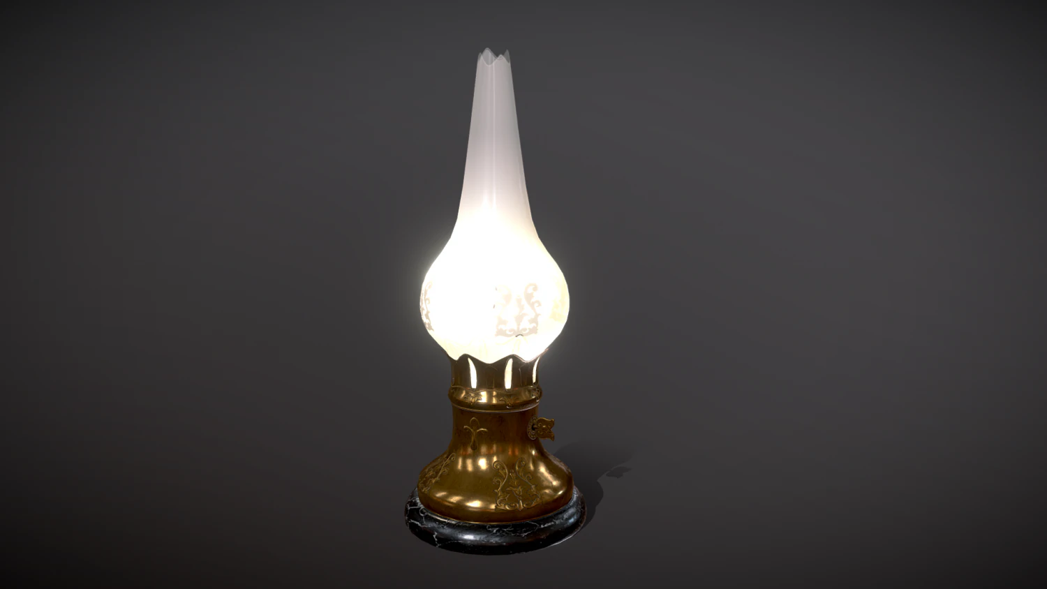 old lamp 3D Model .c4d .max .obj .3ds .fbx .stl .blend 