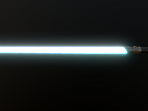 neoclassical lightsaber Model 3D