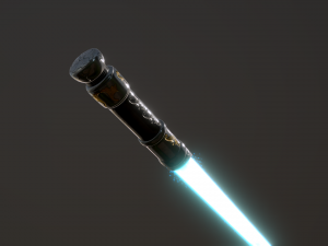 neoclassical lightsaber Model 3D