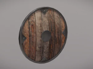 ahşap kalkan 3D Model