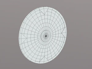 wooden shield 3D Model