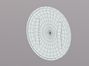 wooden shield 3D Model