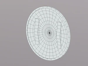 wooden shield 3D Model