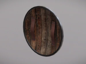 окрашенный щит 3D Модель