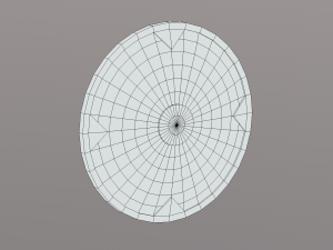 painted shield Model 3D