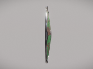 painted shield Model 3D