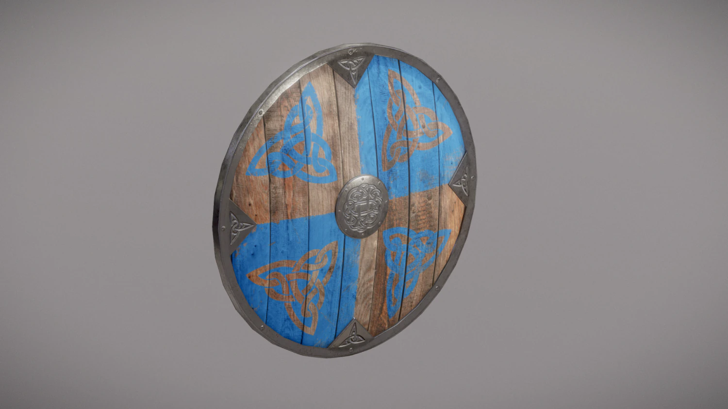 shield with ornaments 3D Model .c4d .max .obj .3ds .fbx .stl .blend 