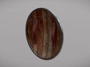 shield with ornaments 3D Model