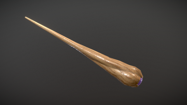 wood wand Modèle 3D .c4d .max .obj .3ds .fbx .stl .blend 