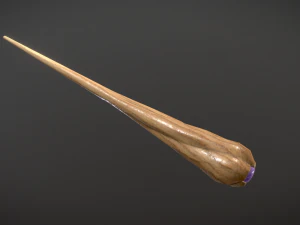 木の杖 3Dモデル