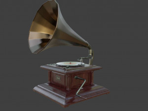 gramophone phonograph 3D Model