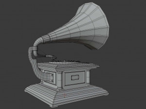 gramophone phonograph 3D Model