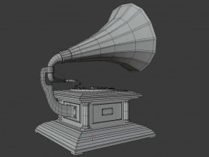 gramophone phonograph 3D Model