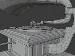 gramophone phonograph 3D Model