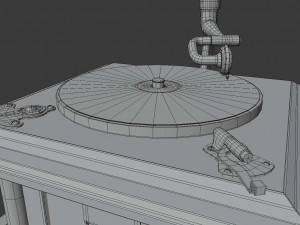 gramophone phonograph 3D Model