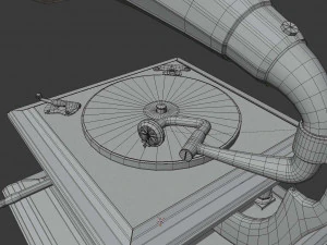 gramophone phonograph 3D Model