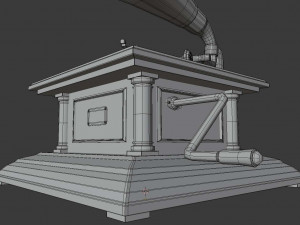 gramophone phonograph 3D Model