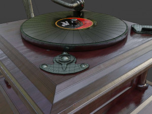 gramophone phonograph 3D Model