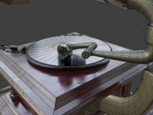 gramophone phonograph 3D Model