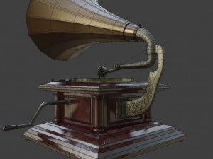 gramophone phonograph 3D Model
