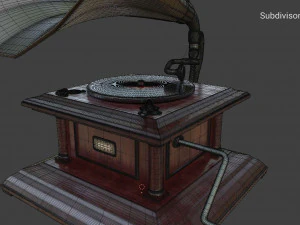 gramophone phonograph 3D Model