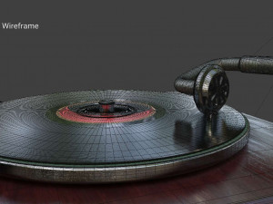 gramophone phonograph 3D Model