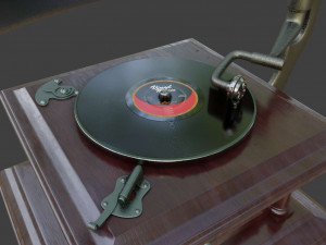 gramophone phonograph 3D Model