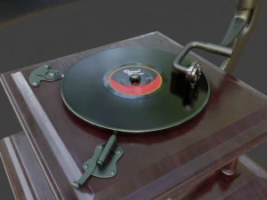 gramophone phonograph 3D Model