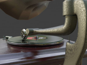 gramophone phonograph 3D Model