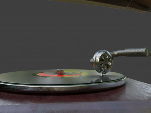 gramophone phonograph 3D Model