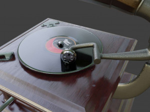 gramophone phonograph 3D Model