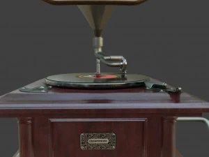 gramophone phonograph 3D Model