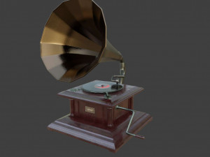 gramophone phonograph 3D Model