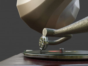 gramophone phonograph 3D Model