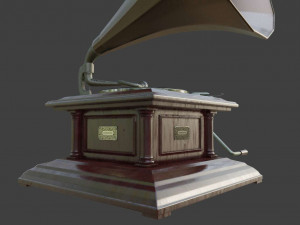 gramophone phonograph 3D Model