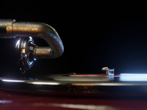 gramophone phonograph 3D Model
