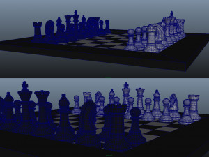 chess set 3D Model