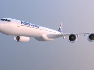 Airplane Generic Commercial 3D Model