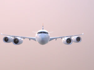 Airplane Generic Commercial 3D Model