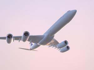 Airplane Generic Commercial 3D Model