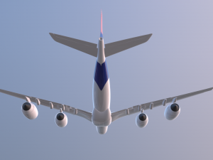 Airplane Generic Commercial 3D Model