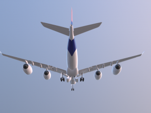 Airplane Generic Commercial 3D Model