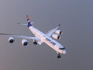 Airplane Generic Commercial 3D Model