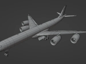 Airplane Generic Commercial 3D Model