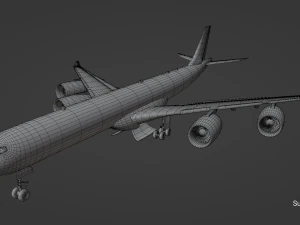 Airplane Generic Commercial 3D Model