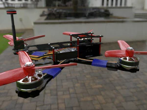 Drone Quadcopter 3D Model
