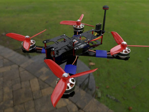 Drone Quadcopter 3D Model