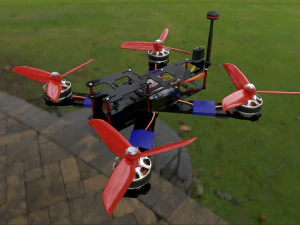 Drone Quadcopter 3D Model