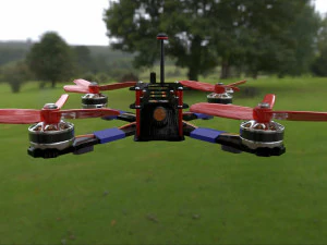 Drone Quadcopter 3D Model