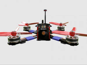 Drone Quadcopter 3D Model